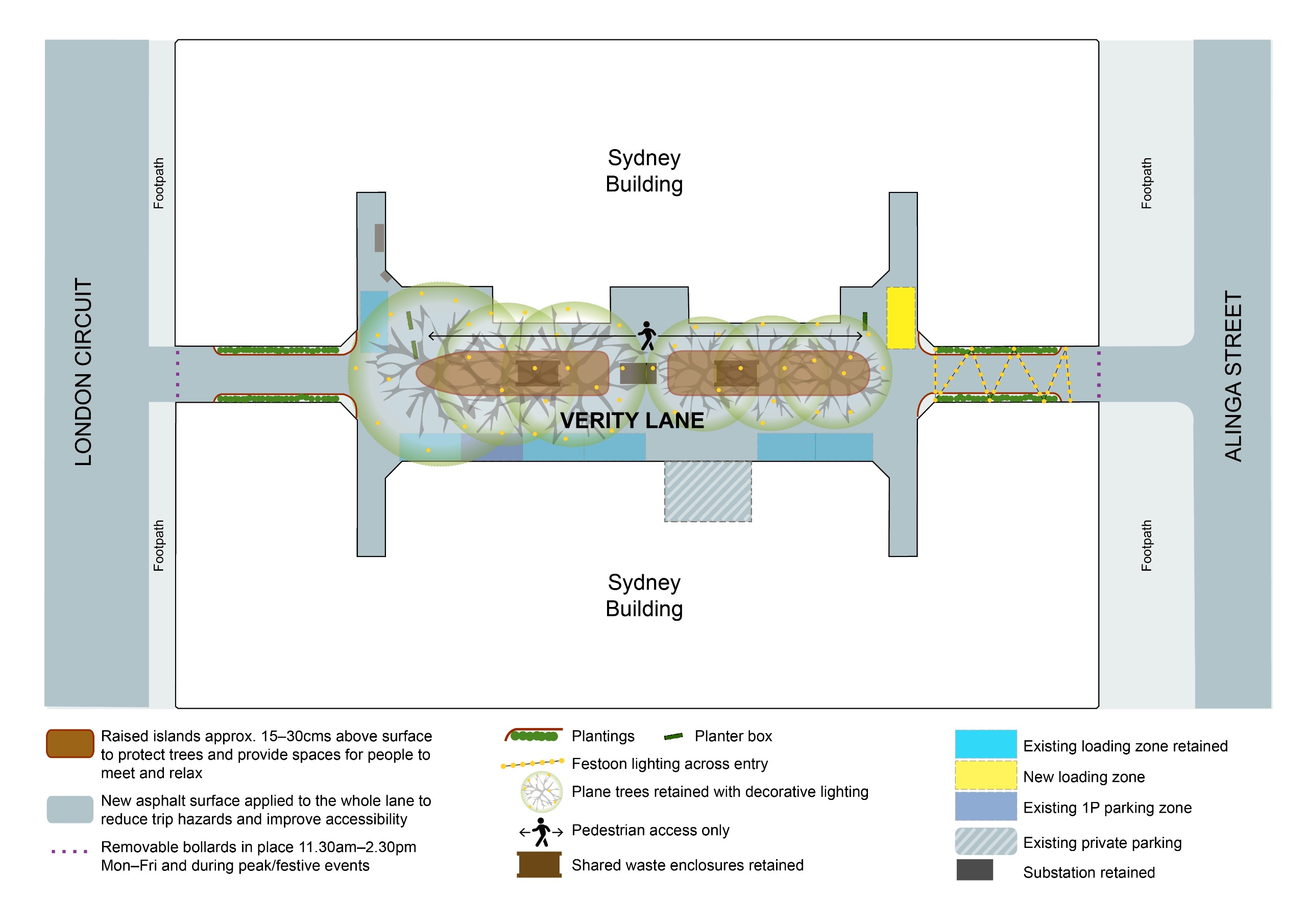 Verity Lane indicative plan