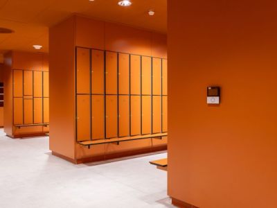 Locker facilities, Tøyenbadet, Norway